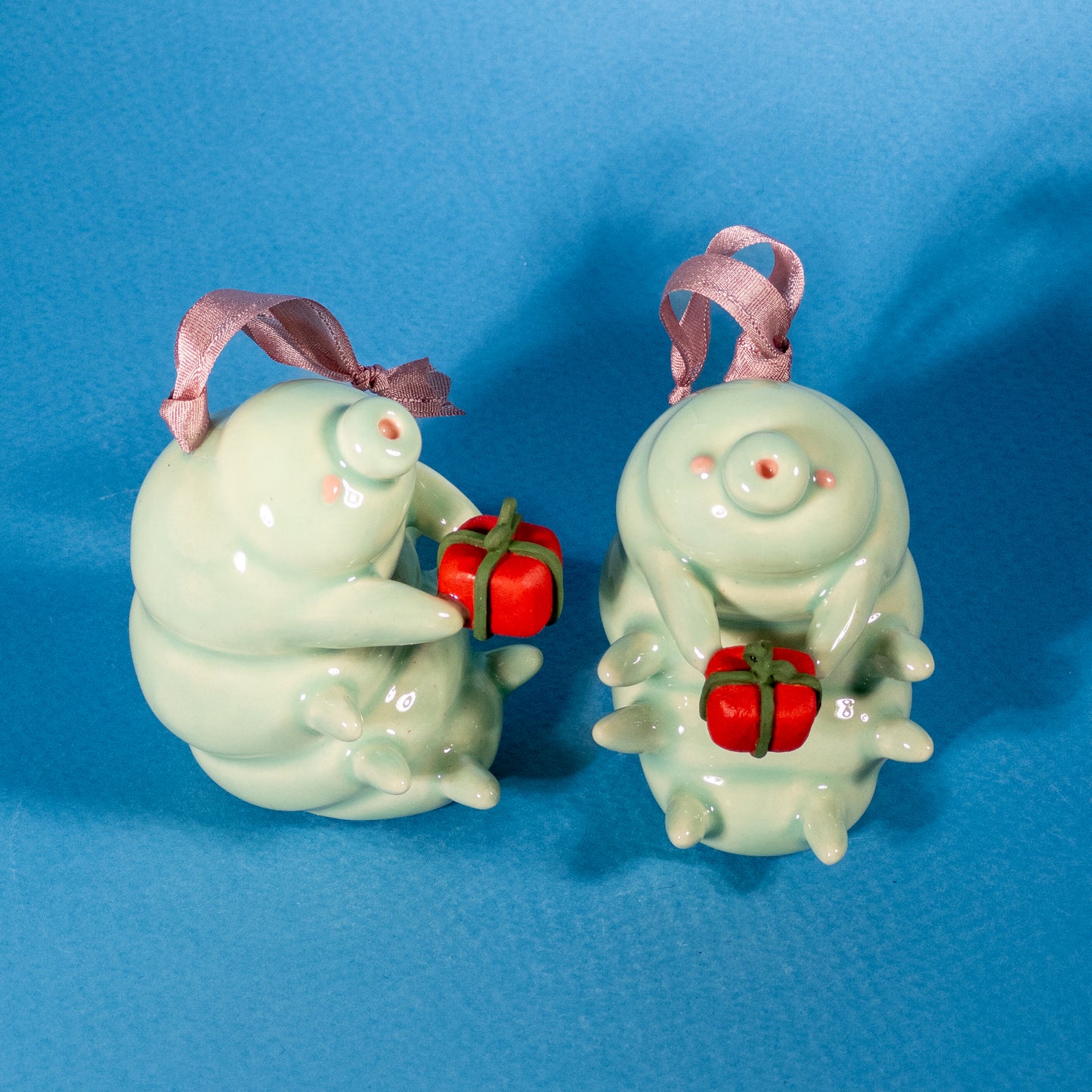 Secret Santa Tardigrade Ornament